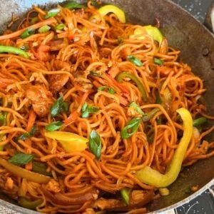Schezwan Chicken Noodles